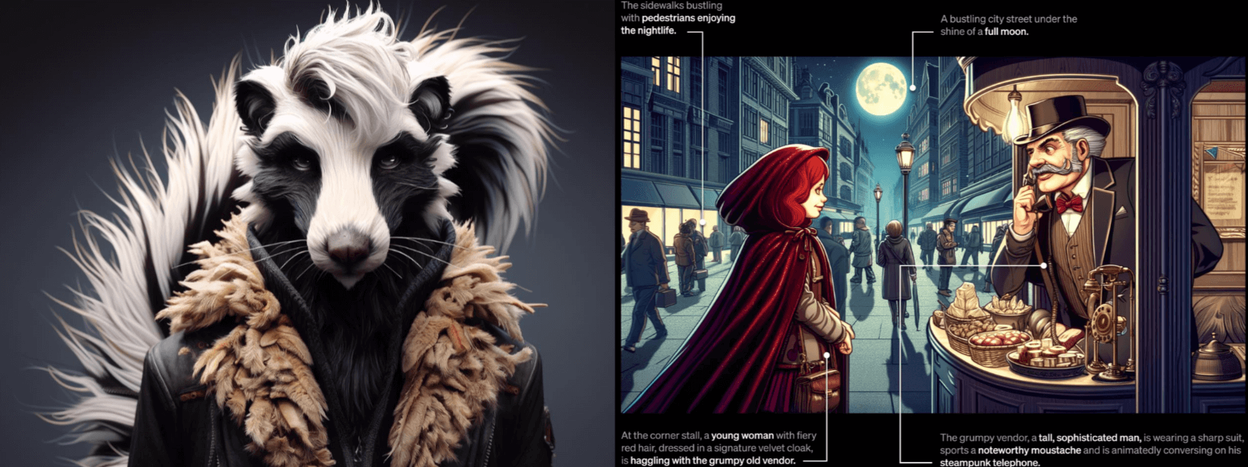 Images from “Improving image generation with better captions” paper (2023)